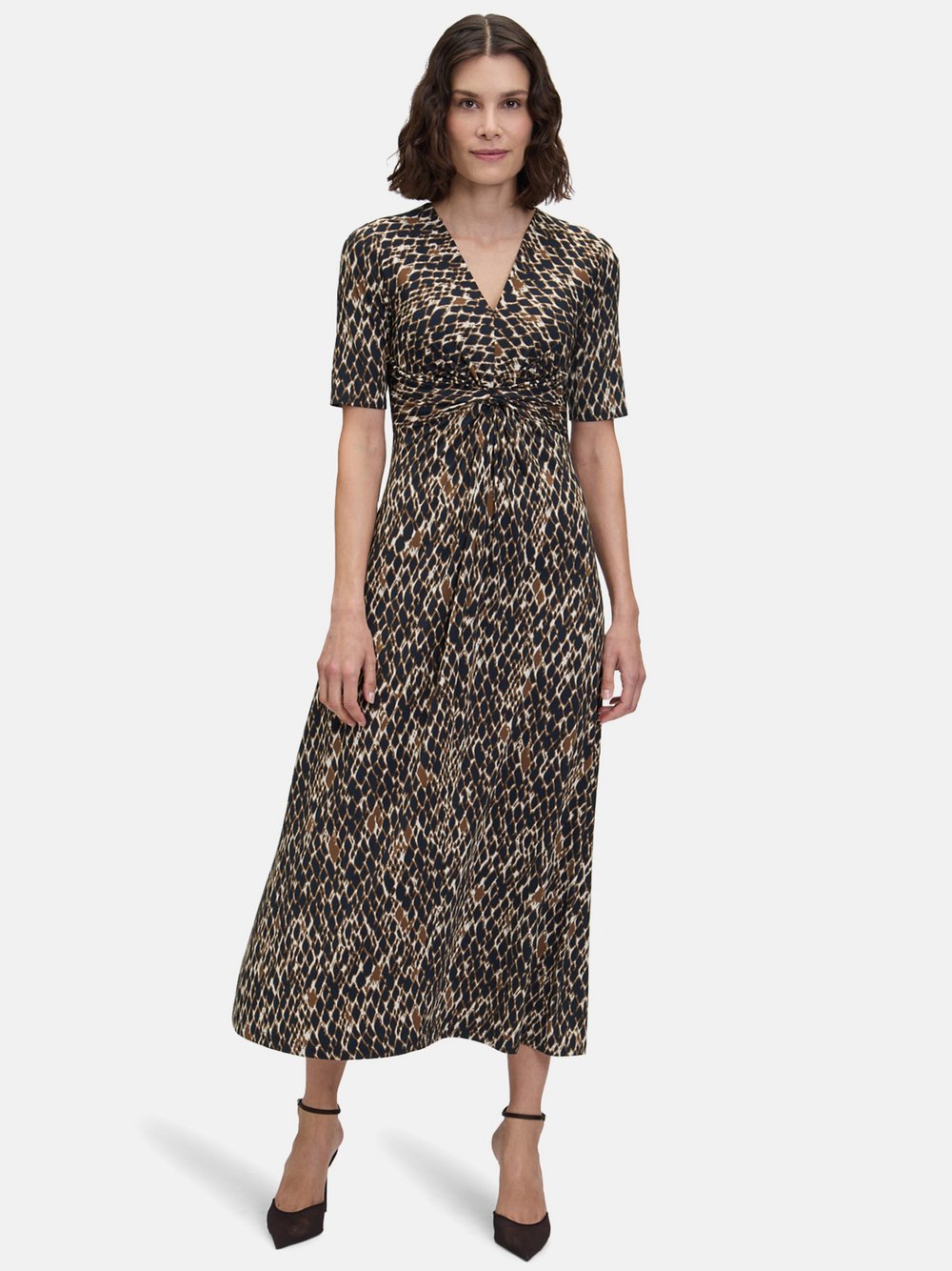 Betty Barclay Maxikleid Damen blau gemustert, 44