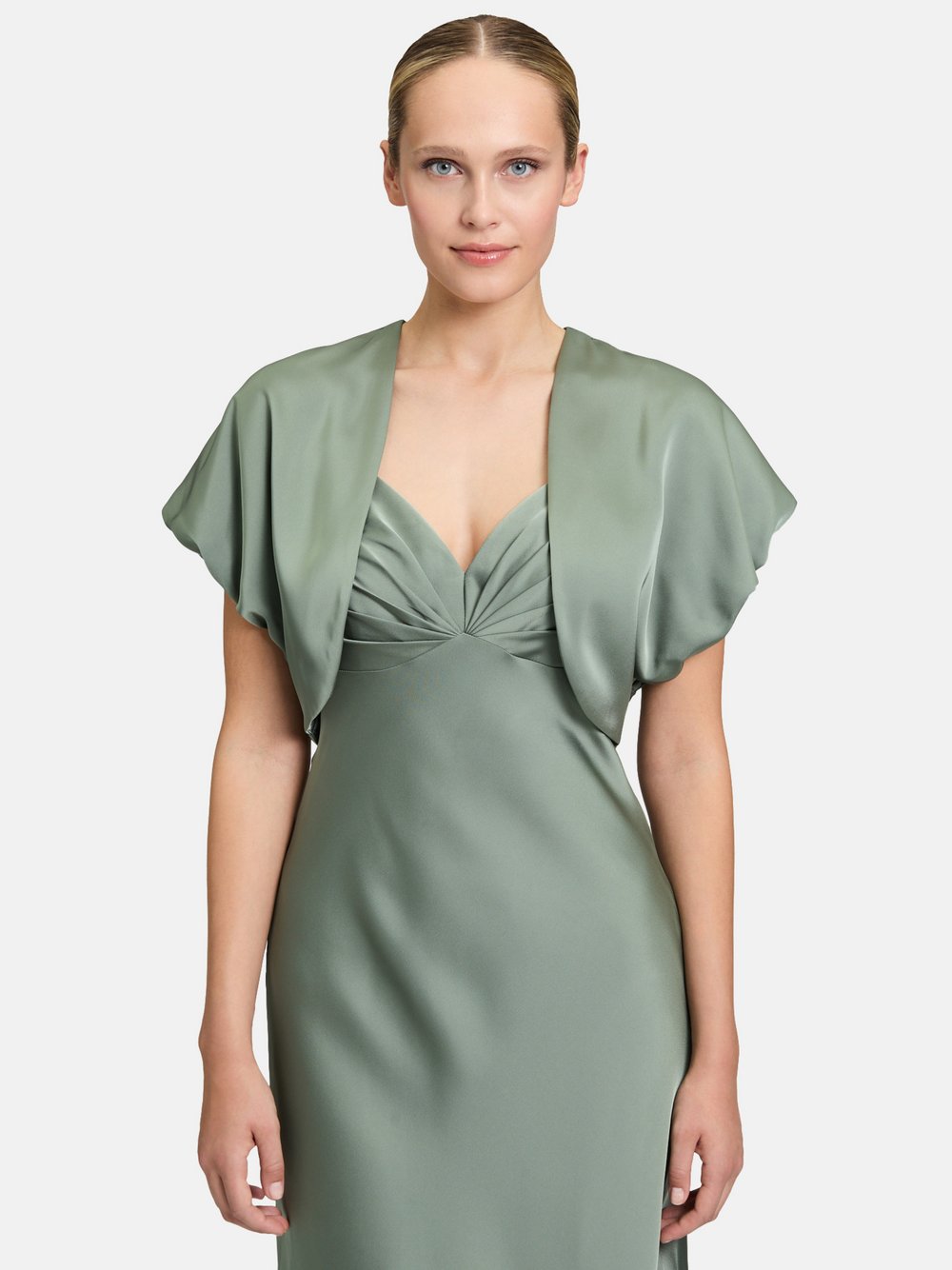 Vera Mont Bolero-Jacke Damen grün, 32