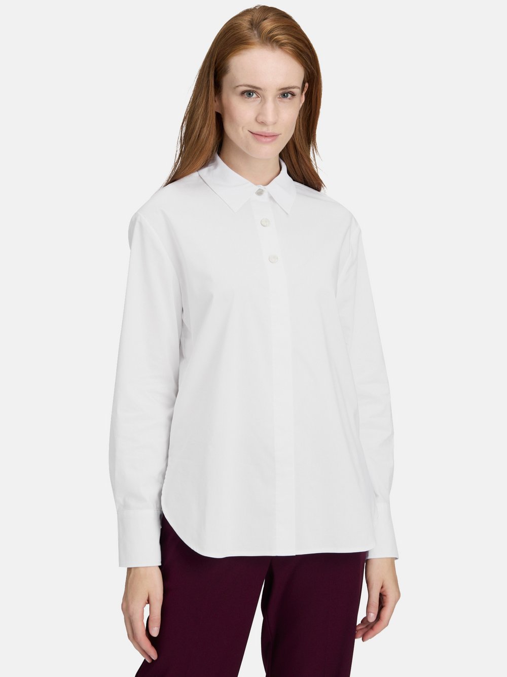 Betty & Co Hemdbluse Damen Baumwolle weiß, 36