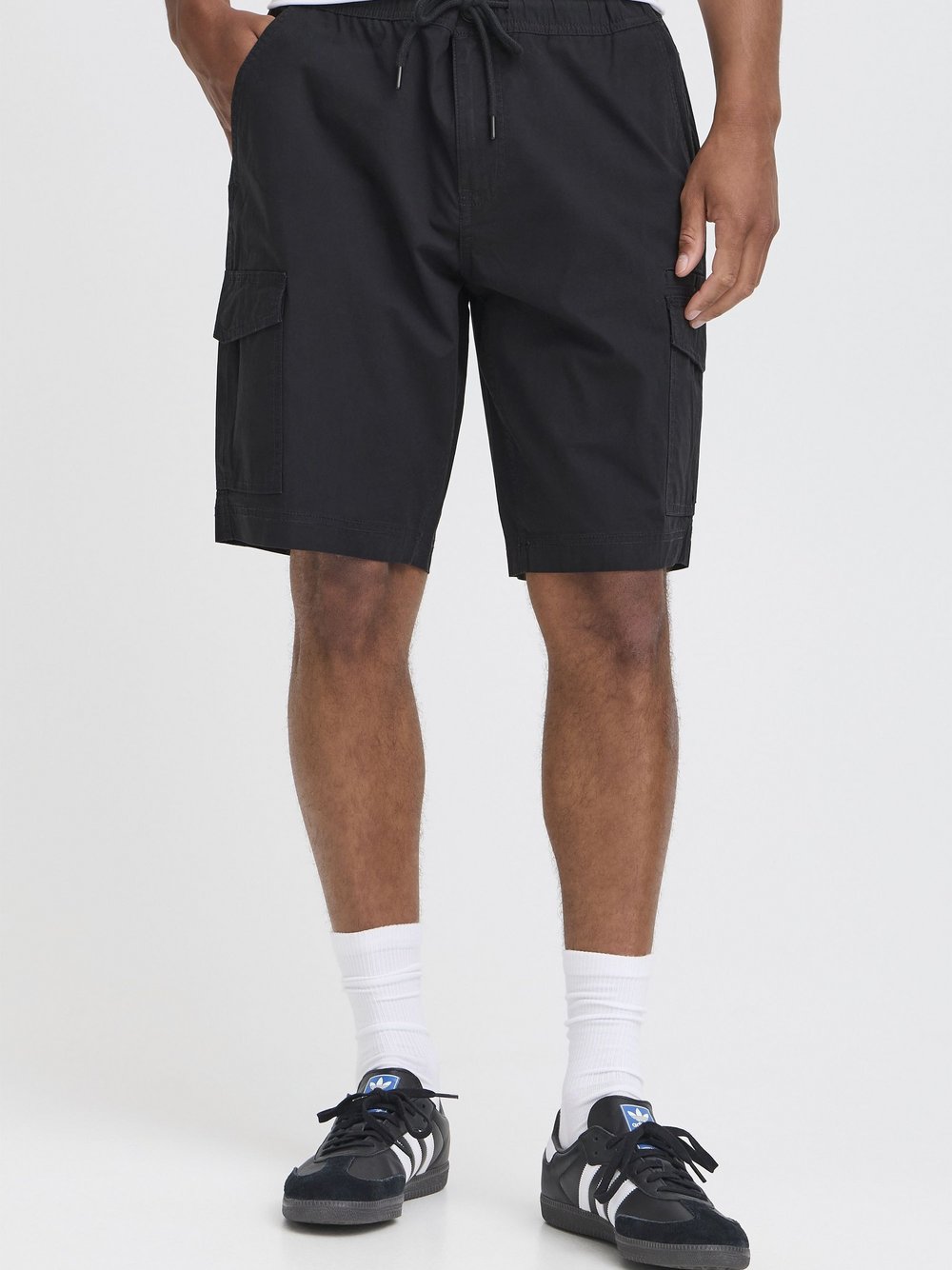 Thumbnail - BLEND Cargoshorts Herren Baumwolle schwarz, M
