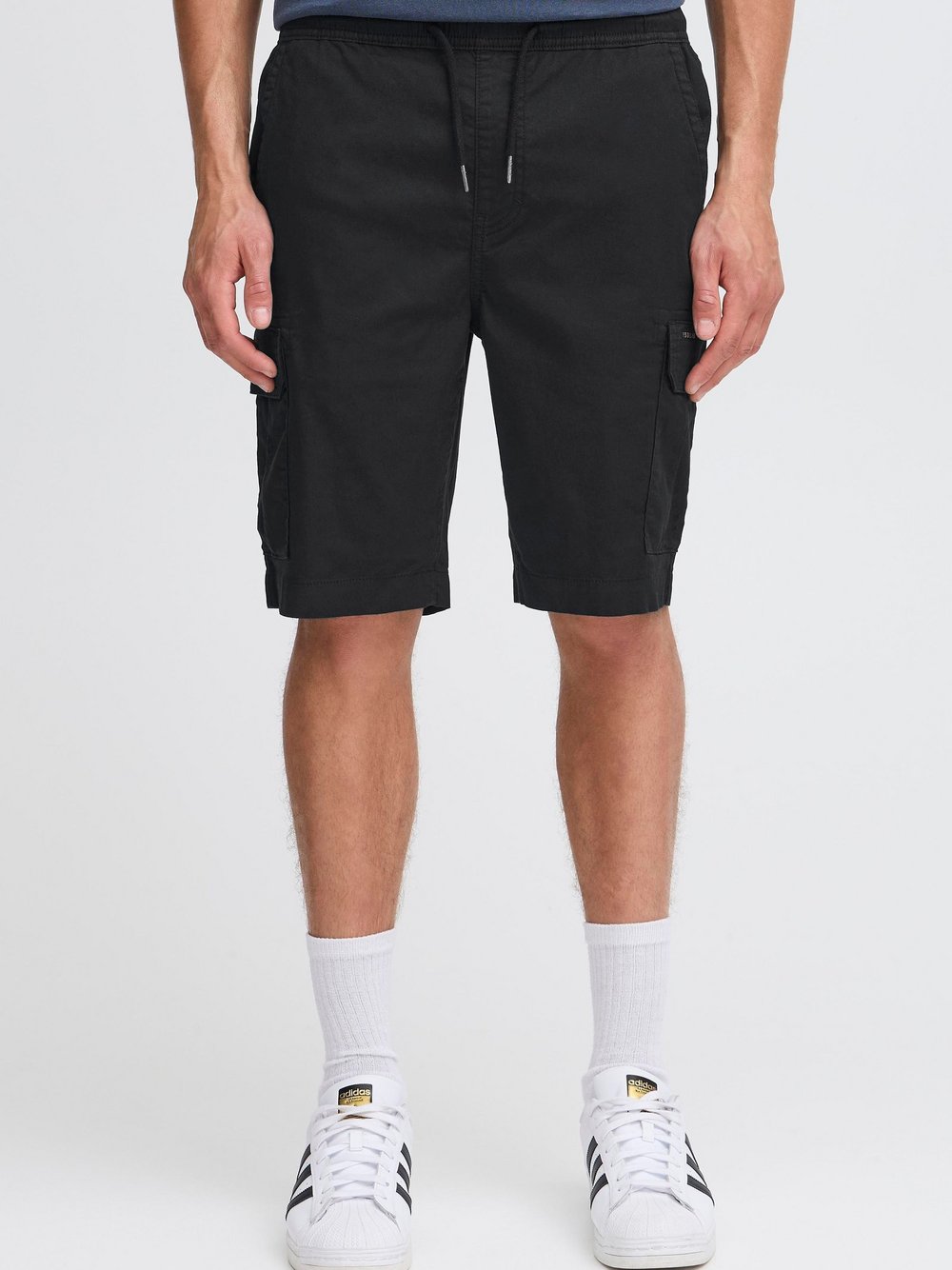 Solid Cargoshorts Herren Baumwolle schwarz, M