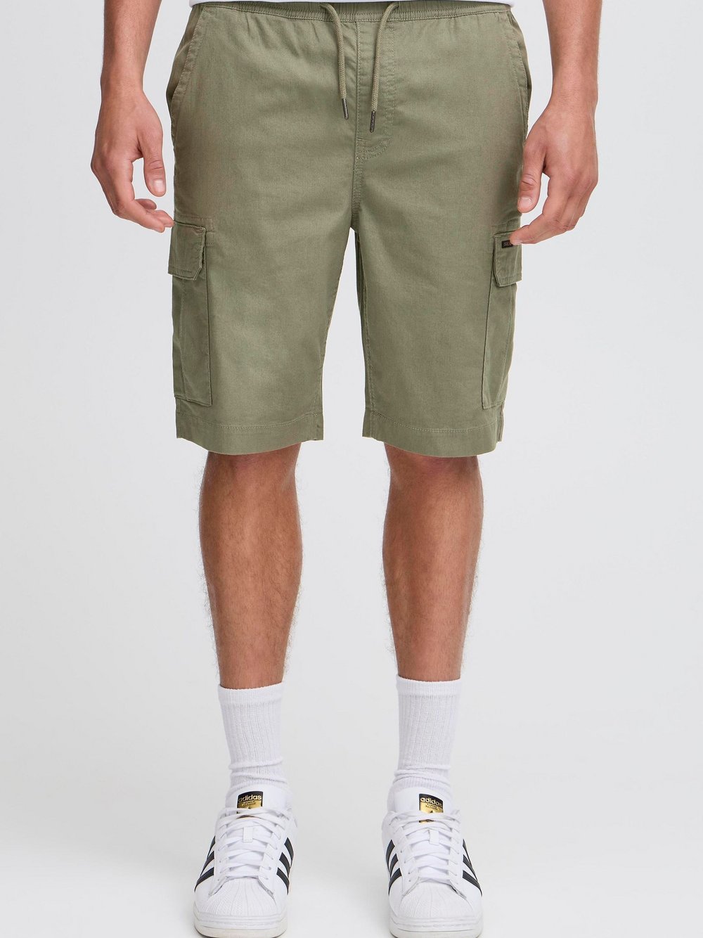 Solid Cargoshorts Herren Baumwolle grün, XXL