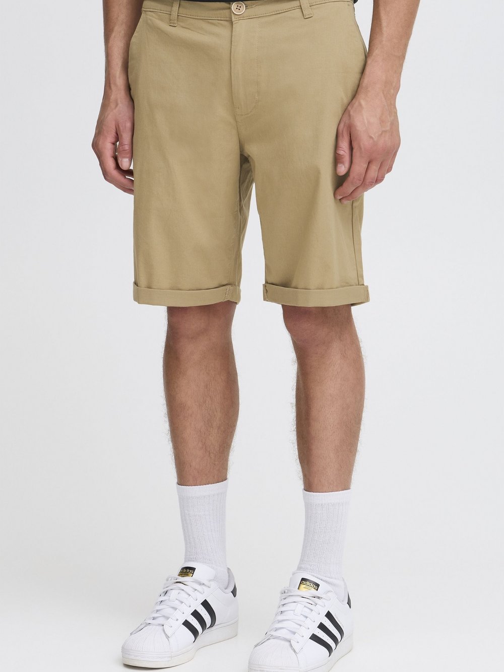 Thumbnail - Solid Chinoshorts Herren Baumwolle beige, XL