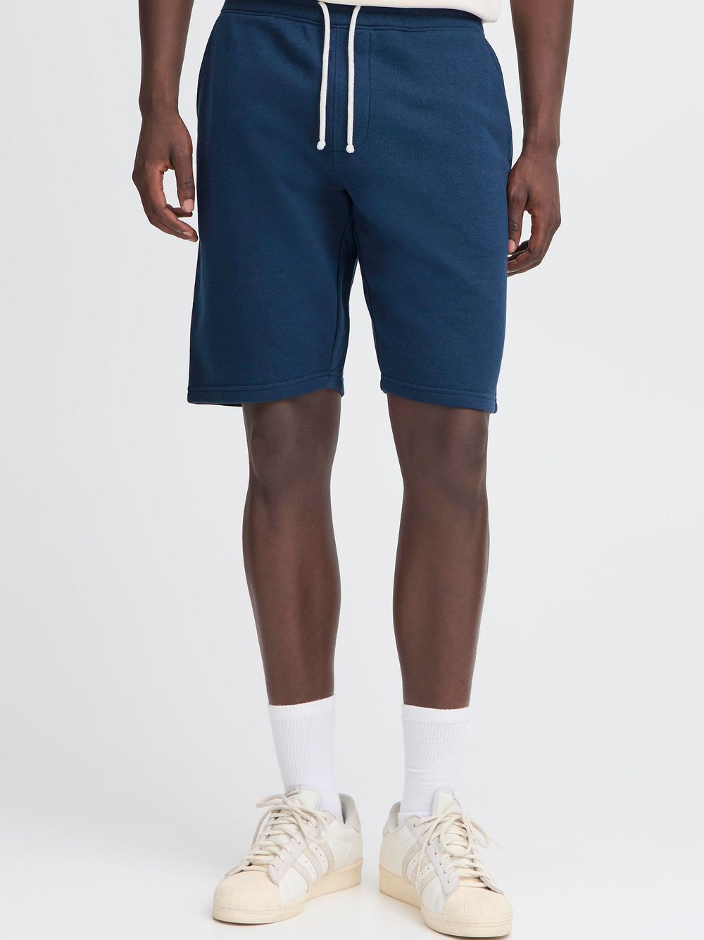 BLEND Sweatshorts Herren Baumwolle blau, L