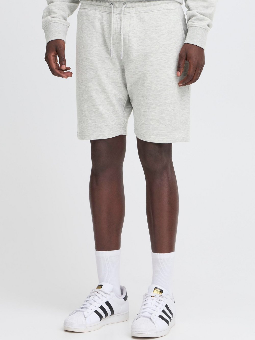 BLEND Sweatshorts Herren Baumwolle grau, S