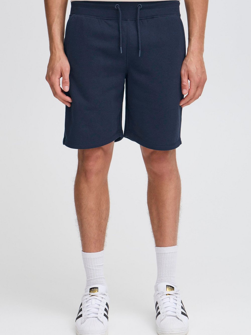 Thumbnail - Solid Sweatshorts Herren Baumwolle blau, XXXL