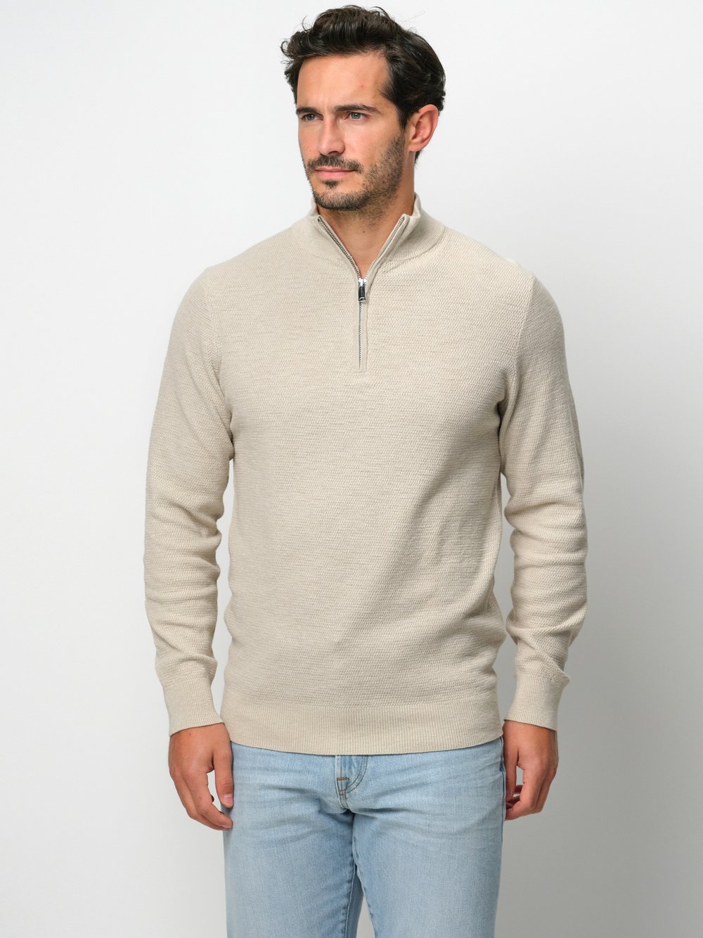 Profuomo Troyer Herren Baumwolle weiß, L