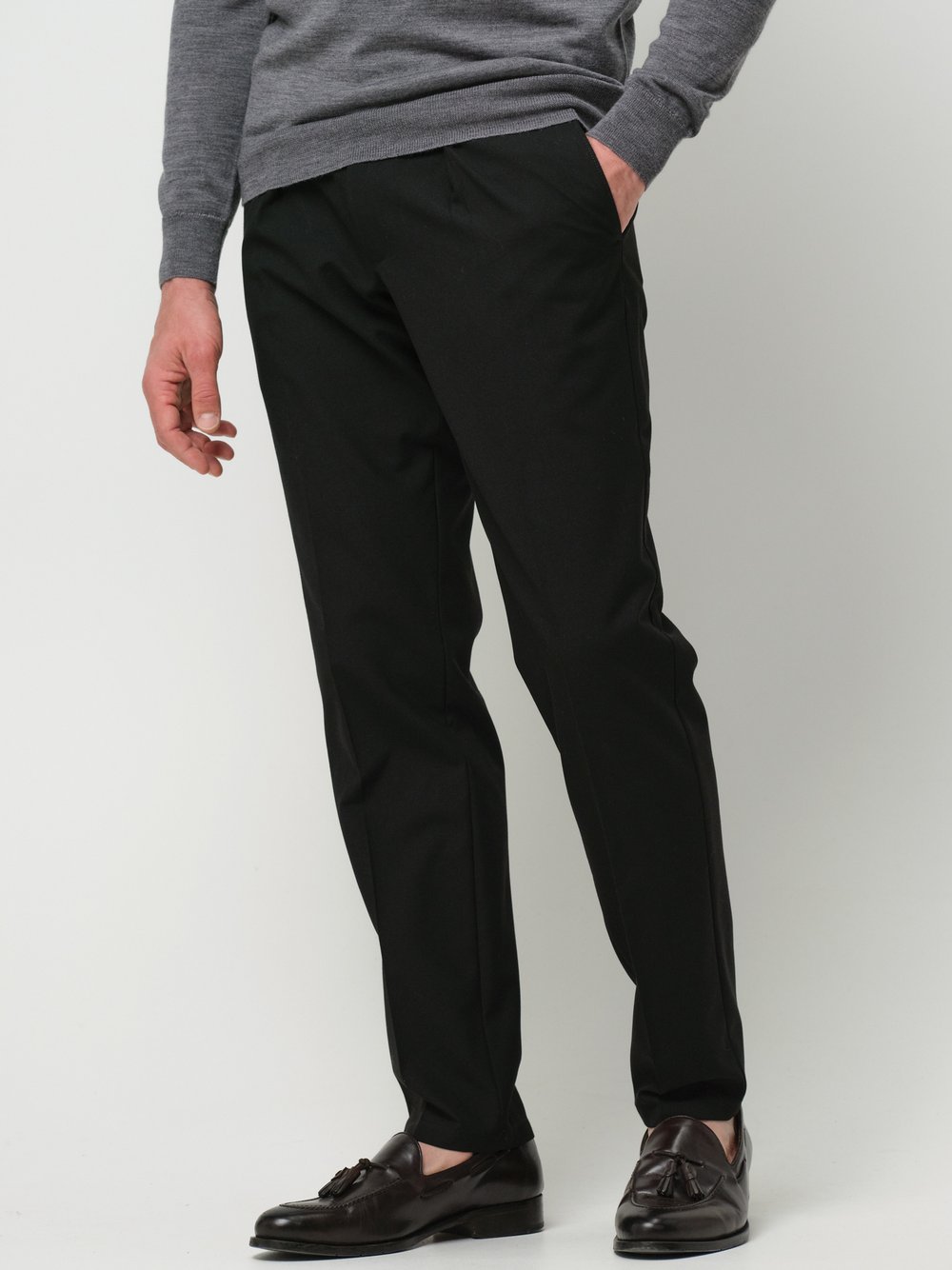 Profuomo Hose Herren schwarz, 48