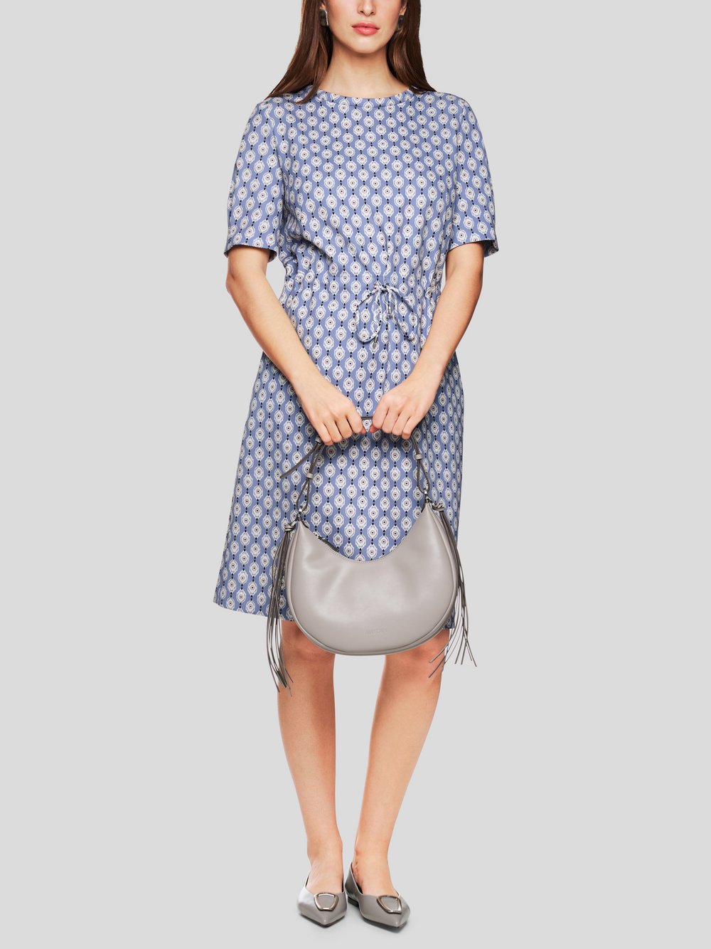 Marc Cain Kleid Damen lila gemustert, 34