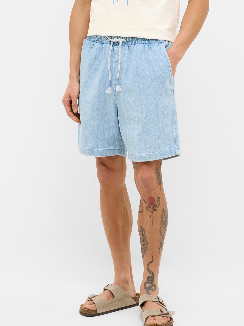 Mustang Jogginghose Herren Baumwolle blau, 34