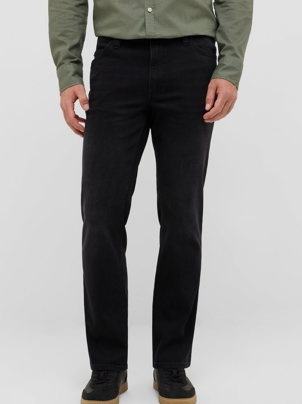Mustang Jeans Herren Baumwolle schwarz, 38-40