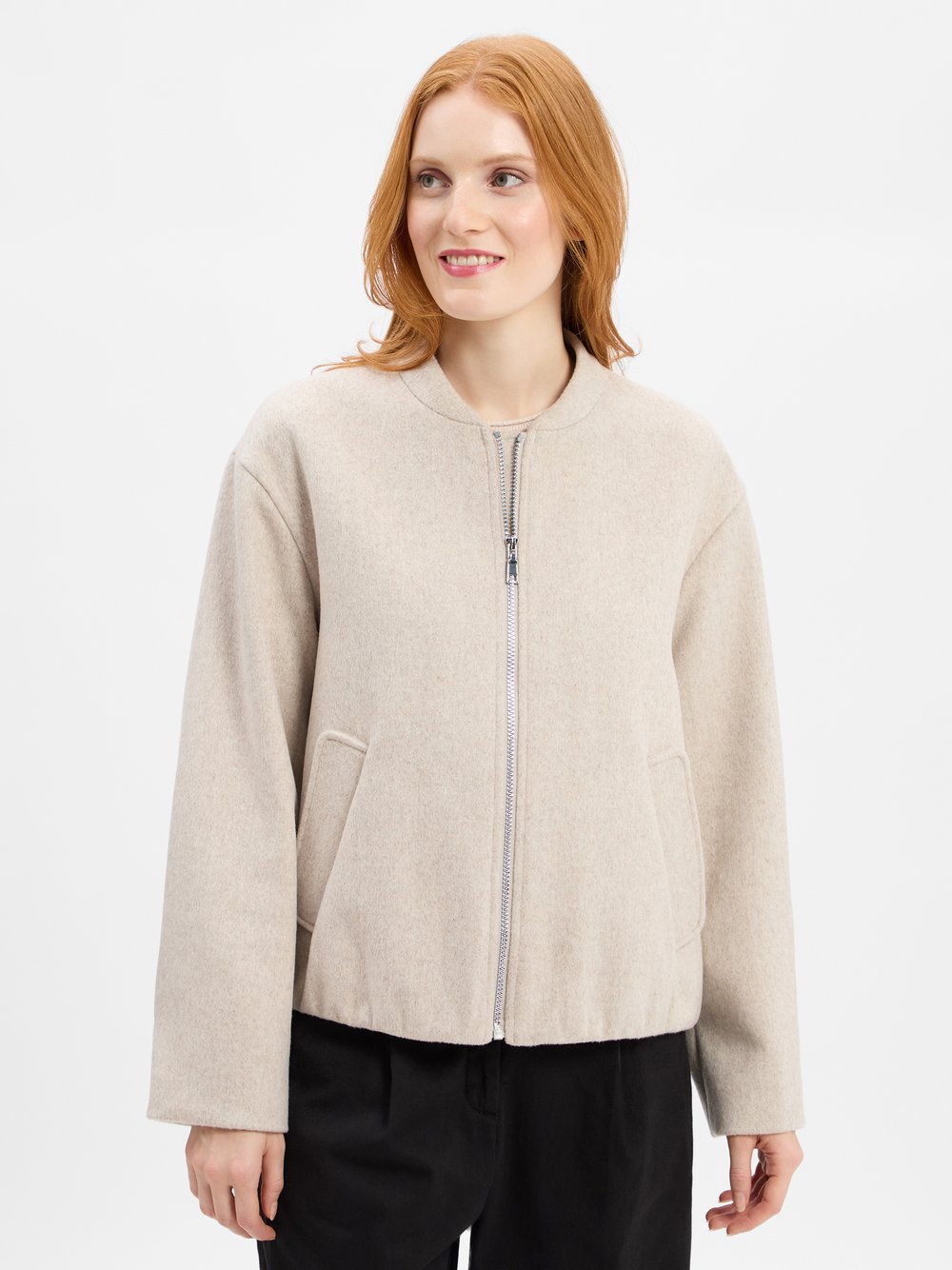 s.Oliver Blouson Damen beige meliert, XL