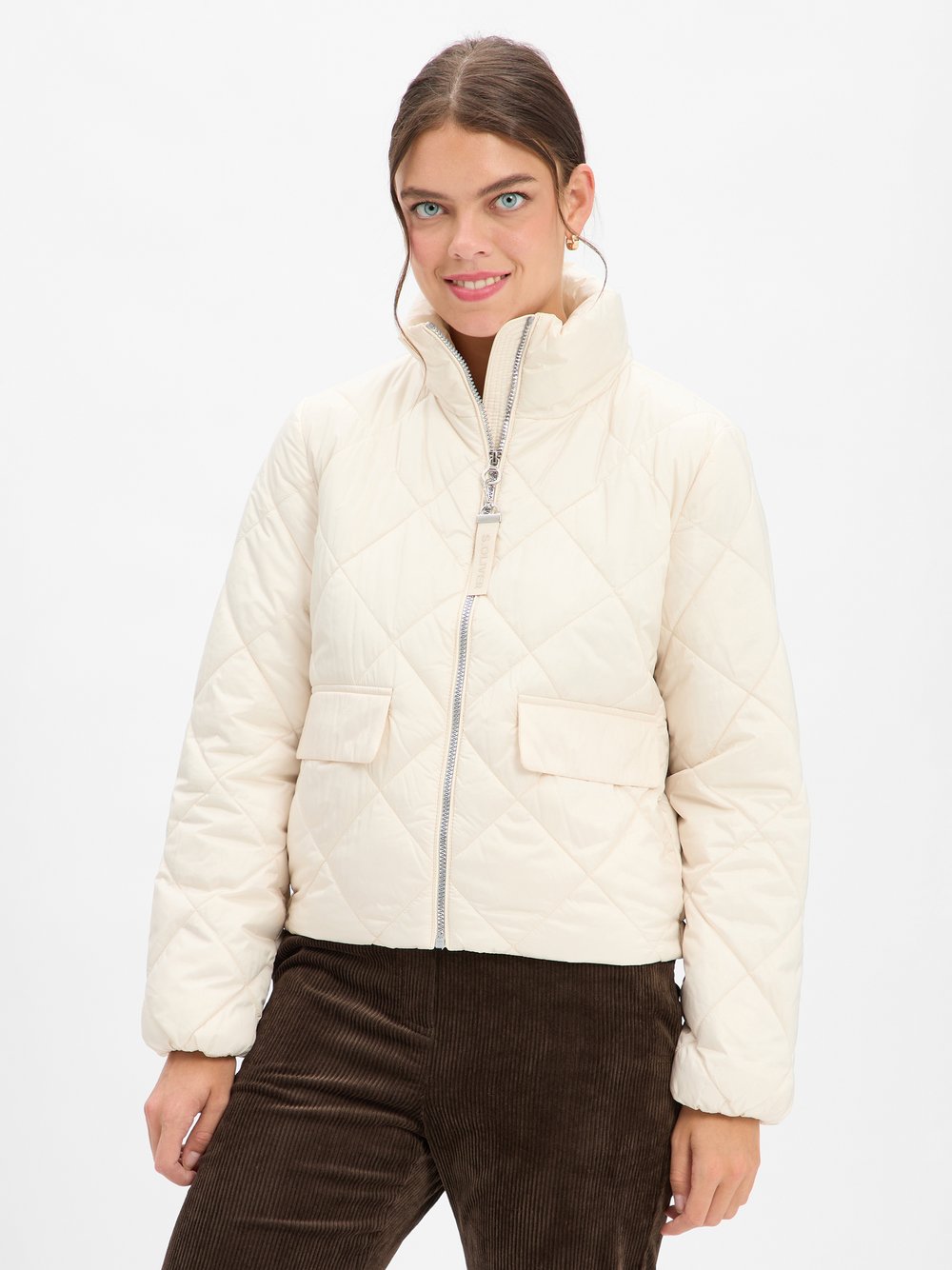 s.Oliver Steppjacke Damen weiß, 38