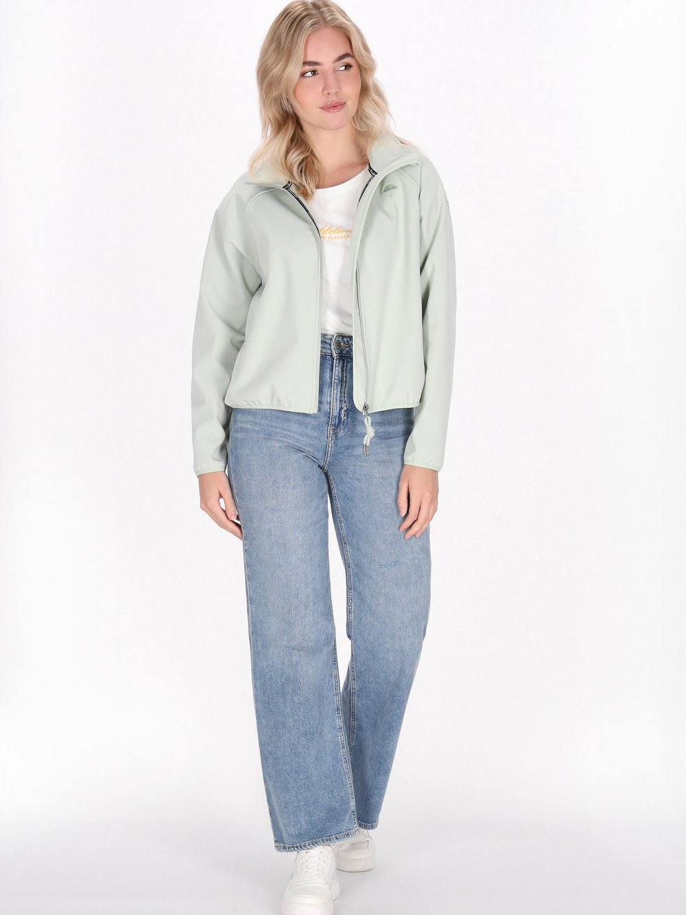 Schmuddelwedda Softshelljacke Damen grün, M