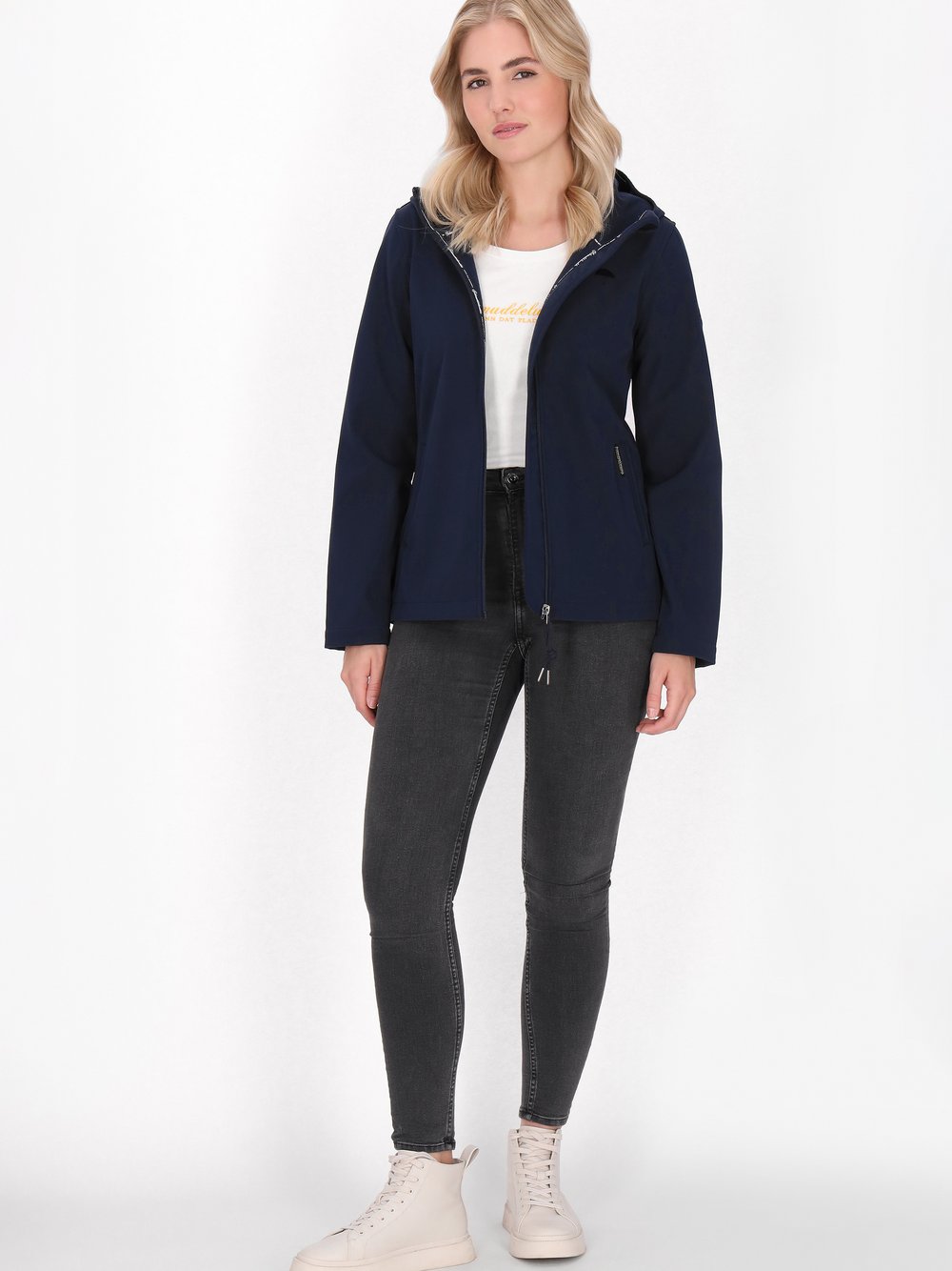 Schmuddelwedda Softshelljacke Damen blau, XL