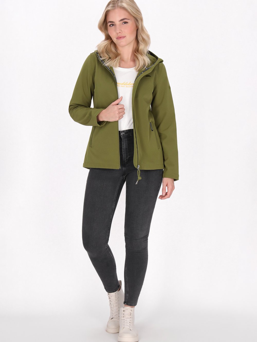 Schmuddelwedda Softshelljacke Damen grün, S