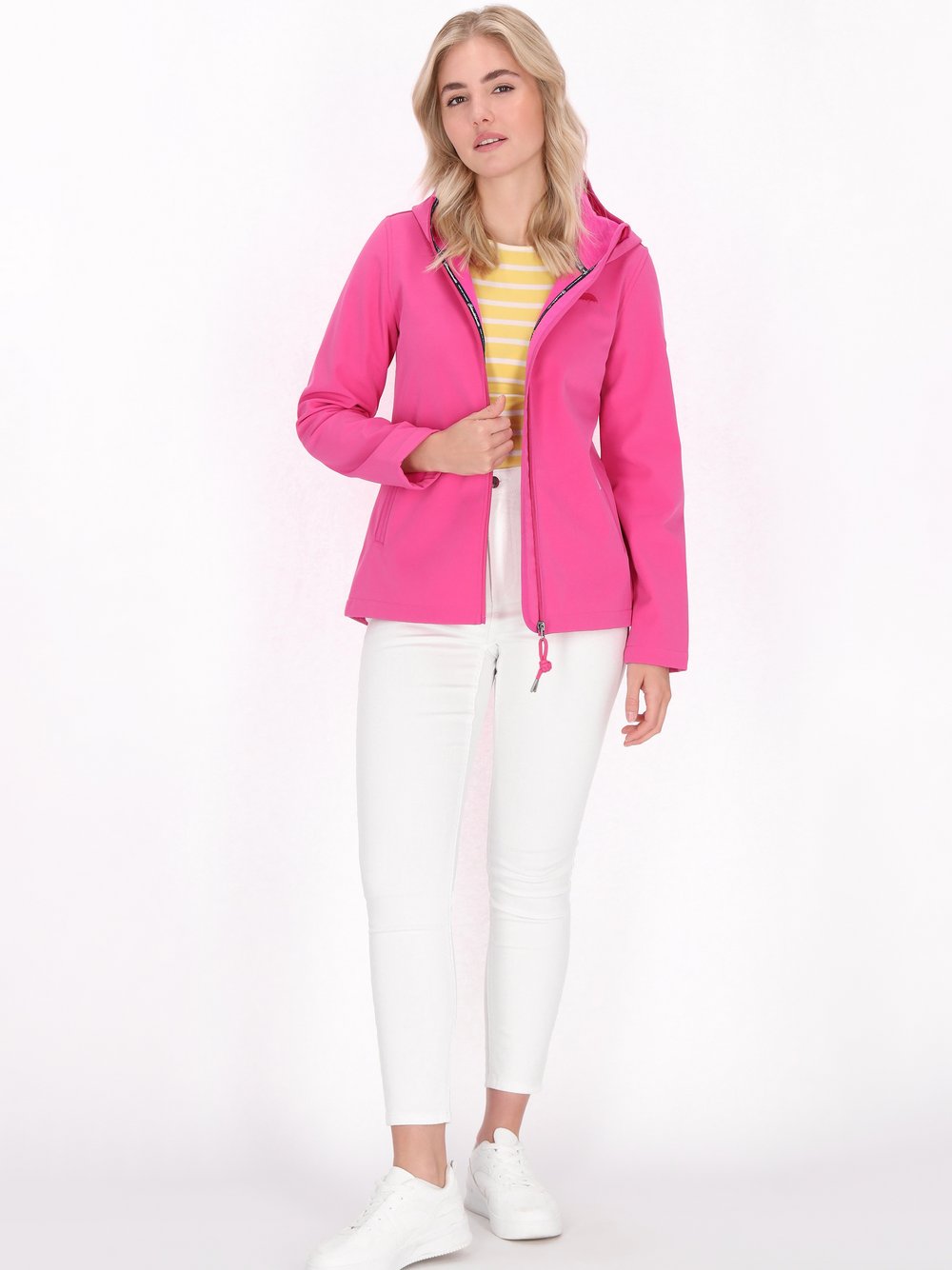 Thumbnail - Schmuddelwedda Softshelljacke Damen pink, L