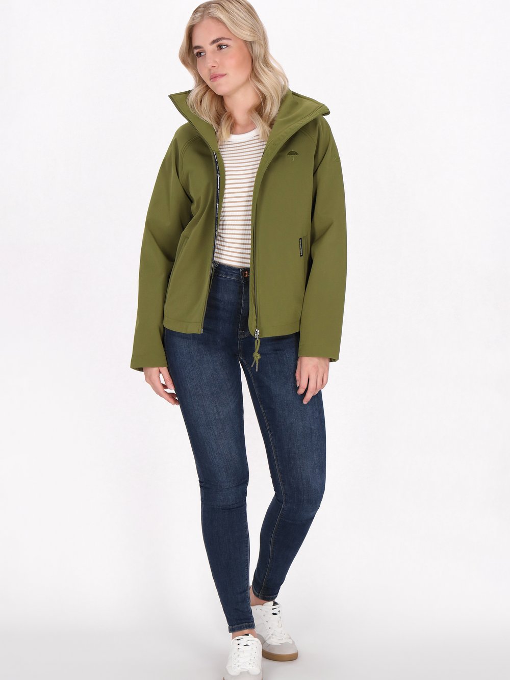 Thumbnail - Schmuddelwedda Softshelljacke Damen grün, XL