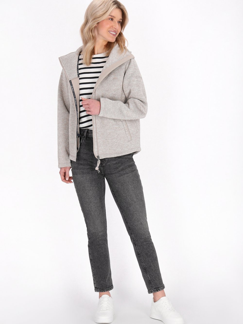 Schmuddelwedda Jacke Damen beige, L