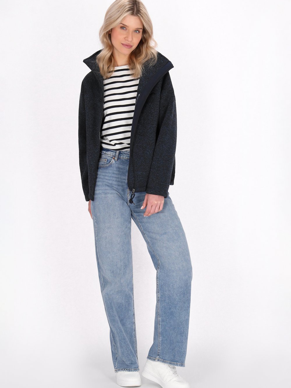 Schmuddelwedda Jacke Damen blau, S