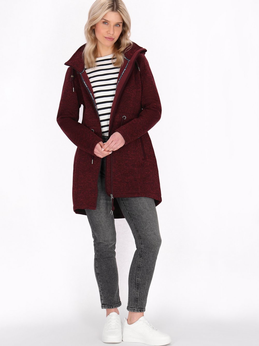 Schmuddelwedda Jacke Damen rot, L