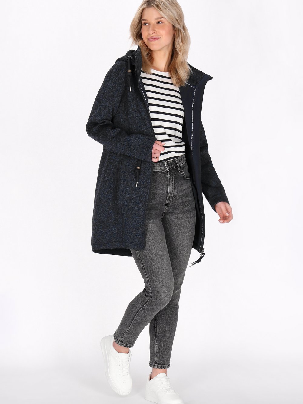 Schmuddelwedda Jacke Damen blau, XL