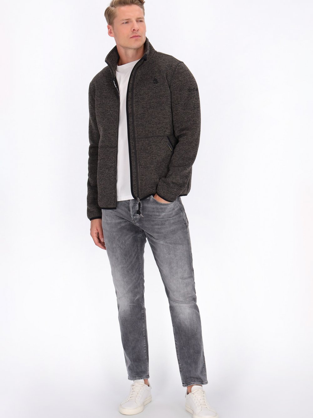 Schmuddelwedda Jacke Herren grau, XL