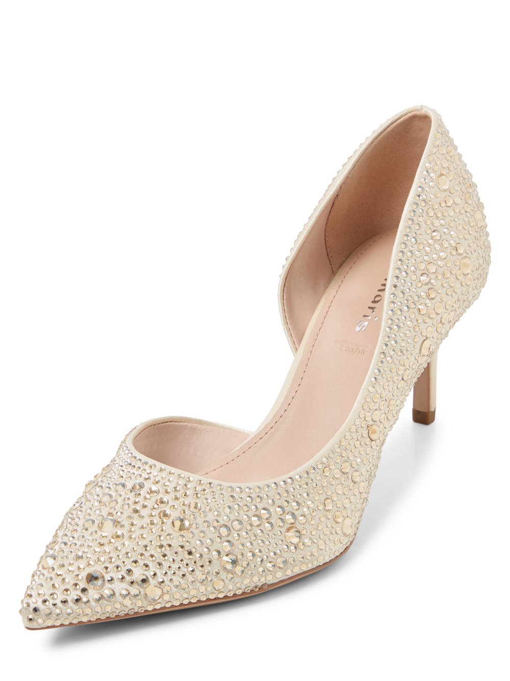 Tamaris Pumps Damen Leder mehrfarbig strukturiert, 38