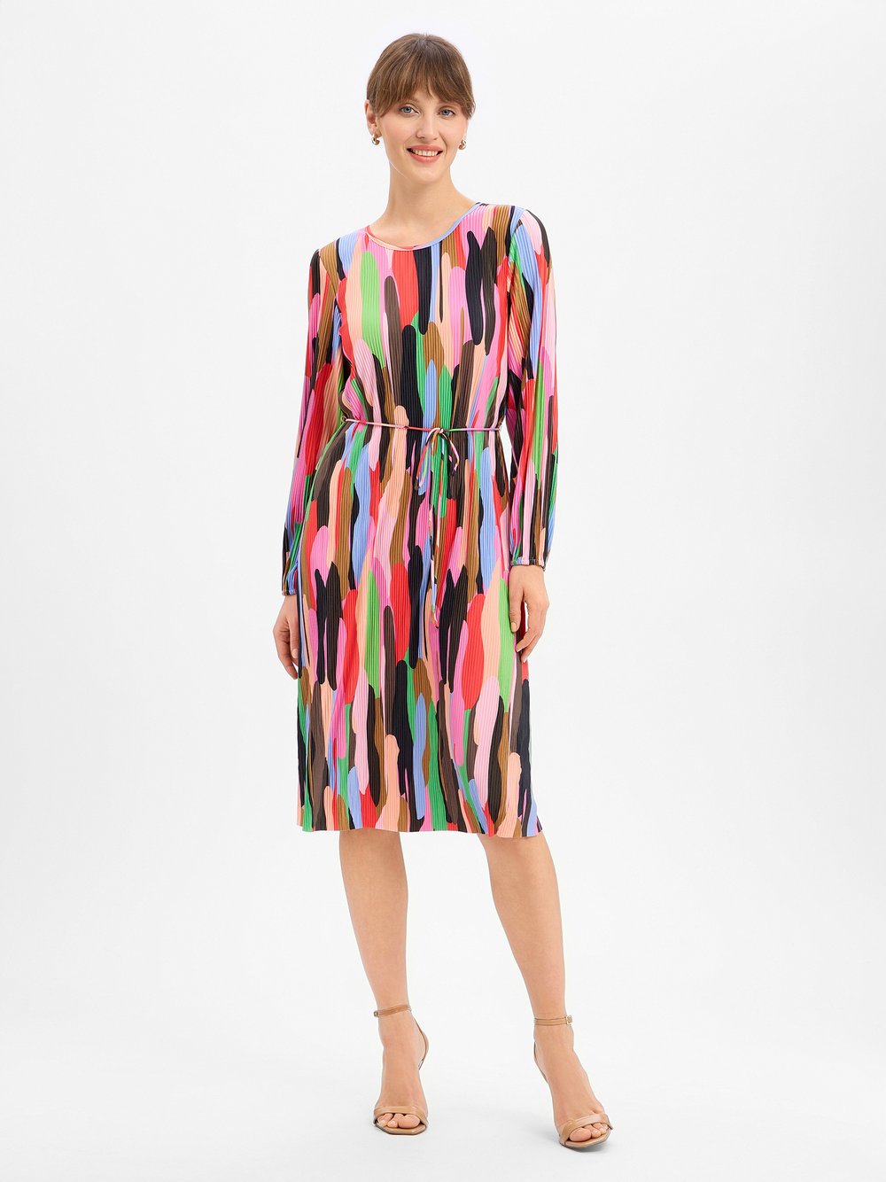 Nümph Jerseykleid Damen mehrfarbig gemustert, XL