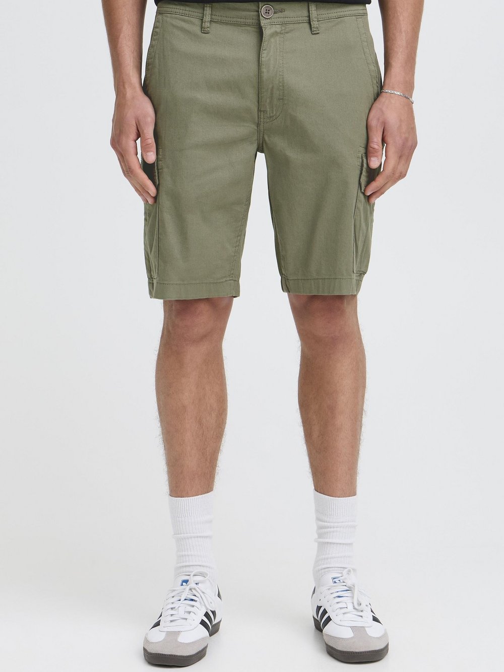 Solid Cargoshorts Herren Baumwolle grün, M