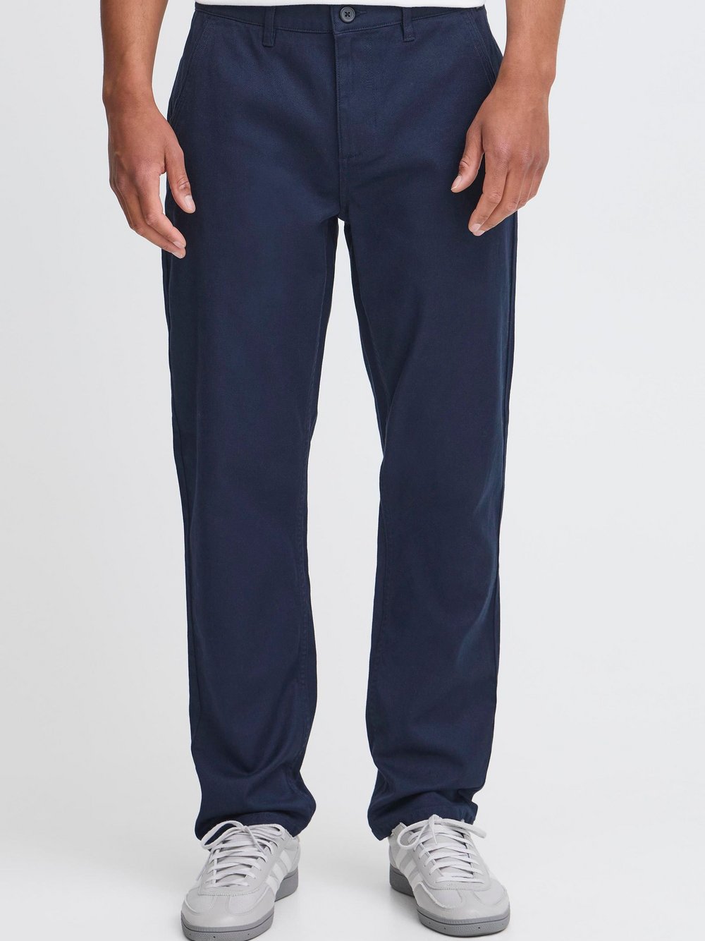 BLEND Chinohose Herren Baumwolle blau bedruckt, 32-32