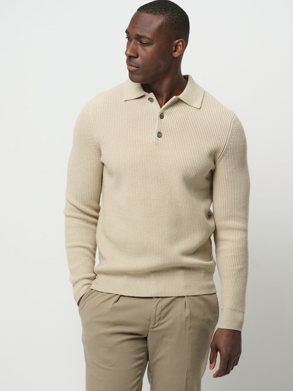 Profuomo Poloshirt Herren weiß, M