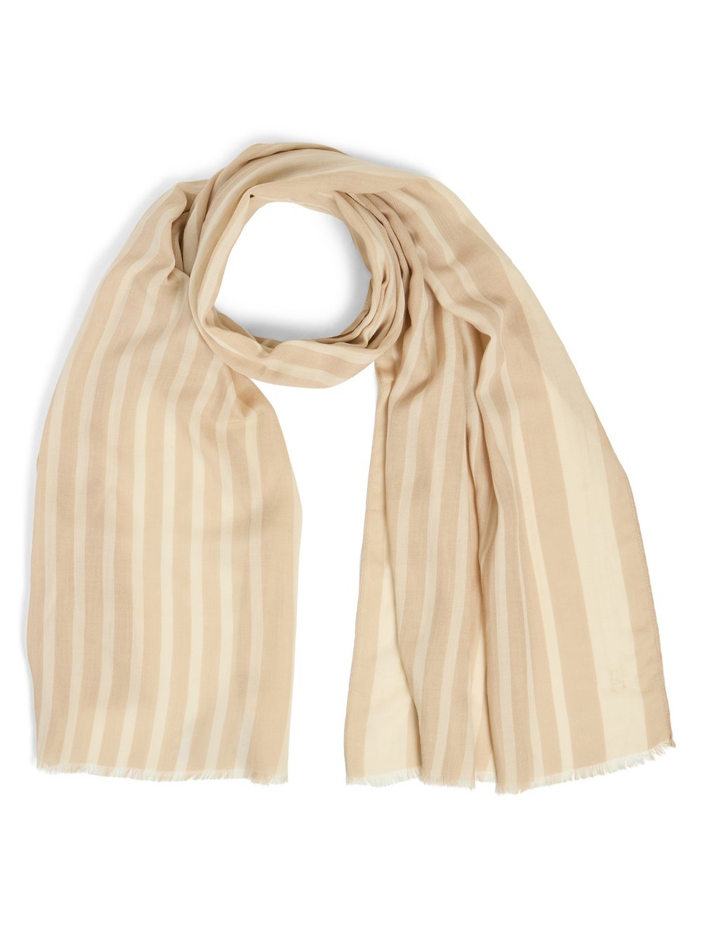 Thumbnail - Tommy Hilfiger Schal Damen Modal mehrfarbig gestreift, ONE SIZE