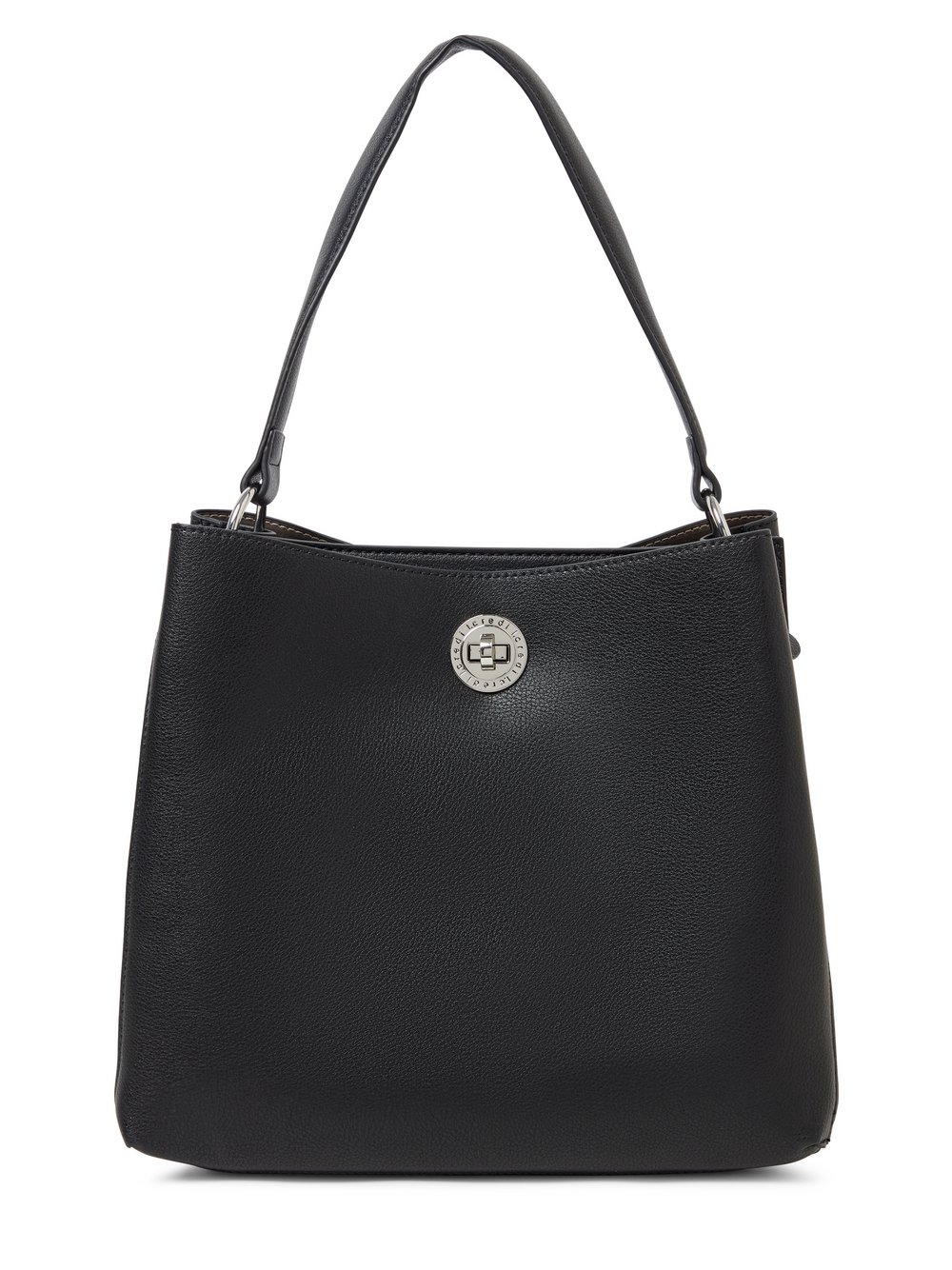 L.Credi Handtasche Damen schwarz, ONE SIZE