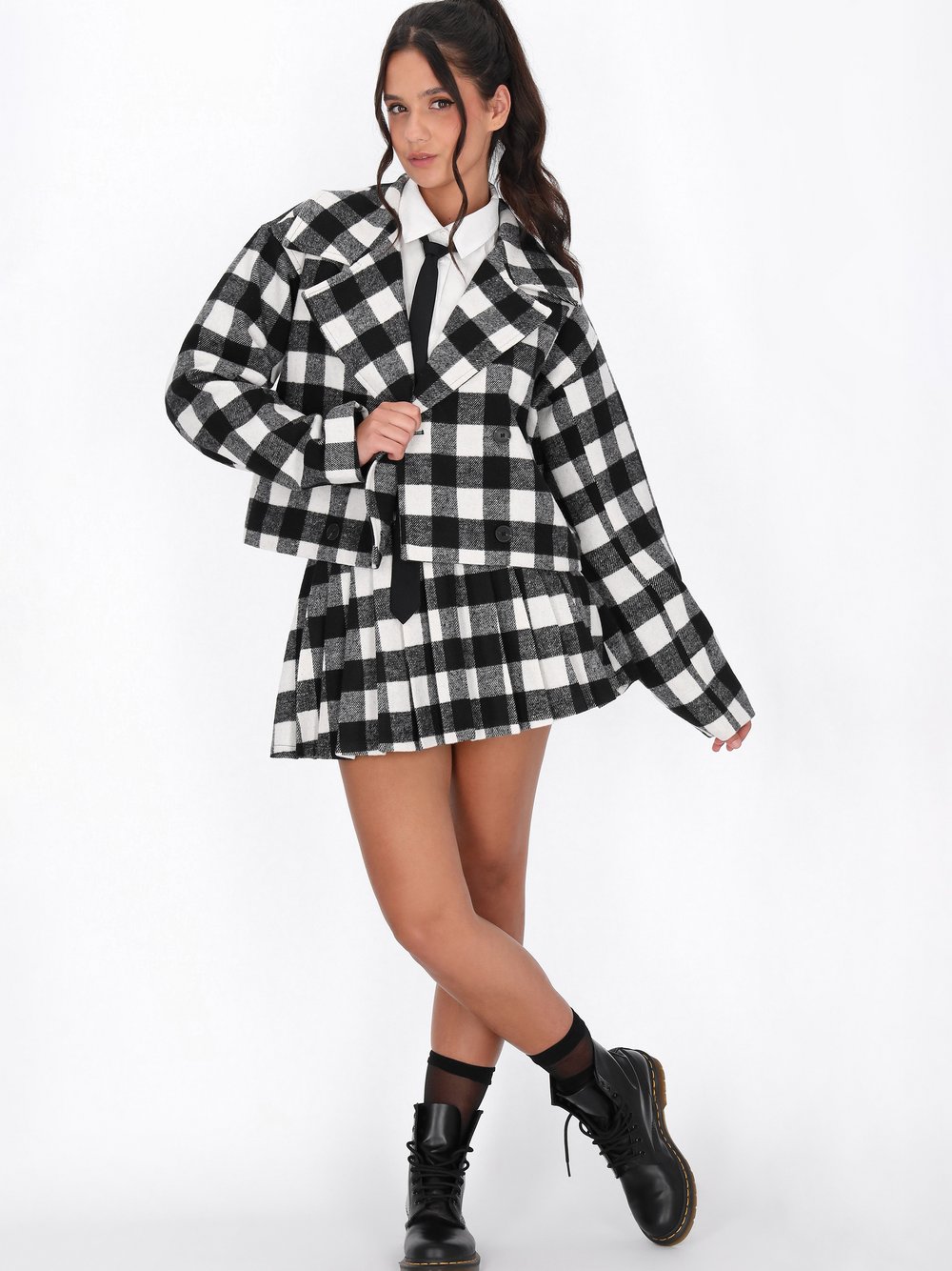 MyMo Jacke Damen mehrfarbig gemustert, L