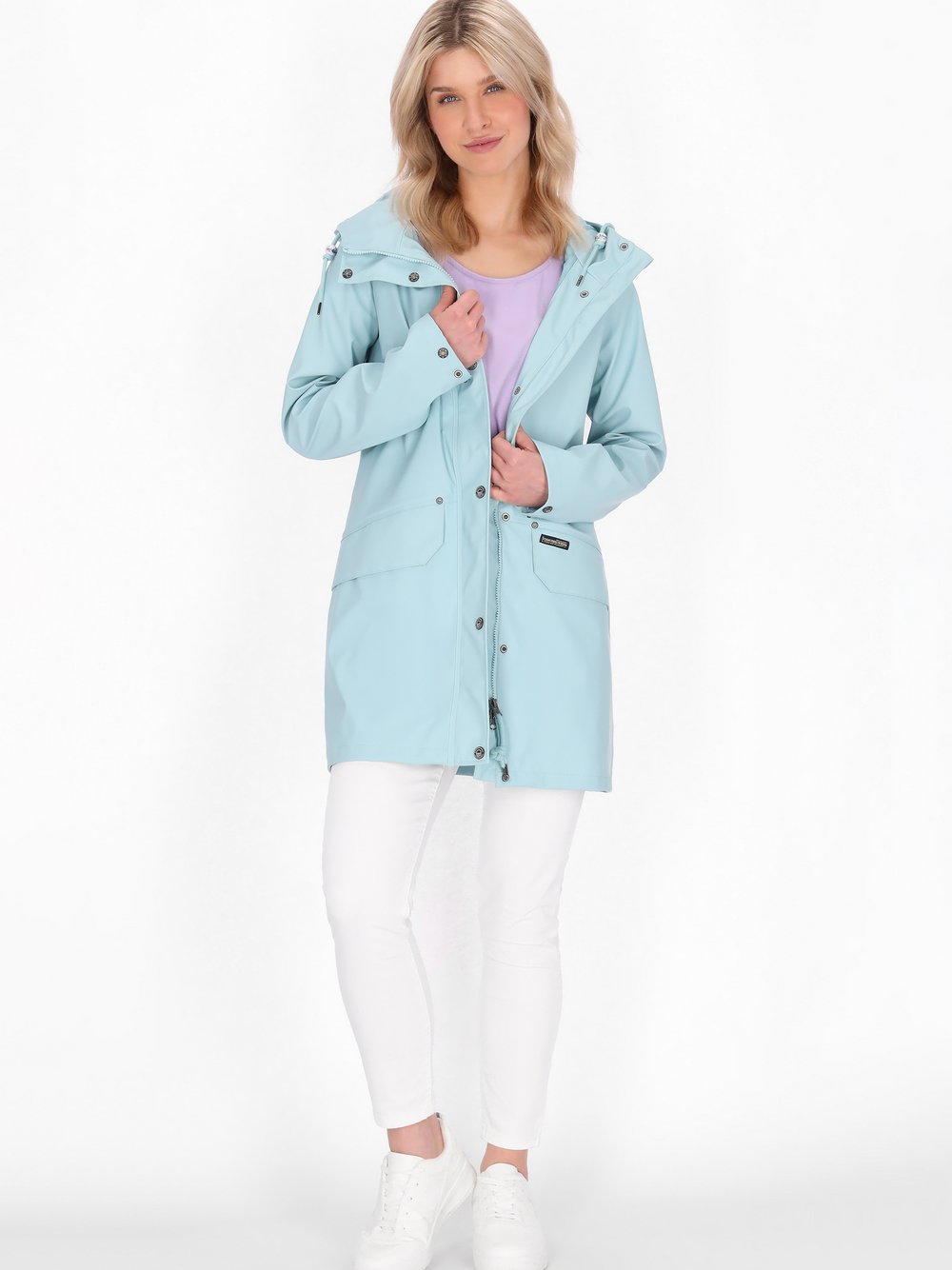 Schmuddelwedda Mantel Damen blau, M