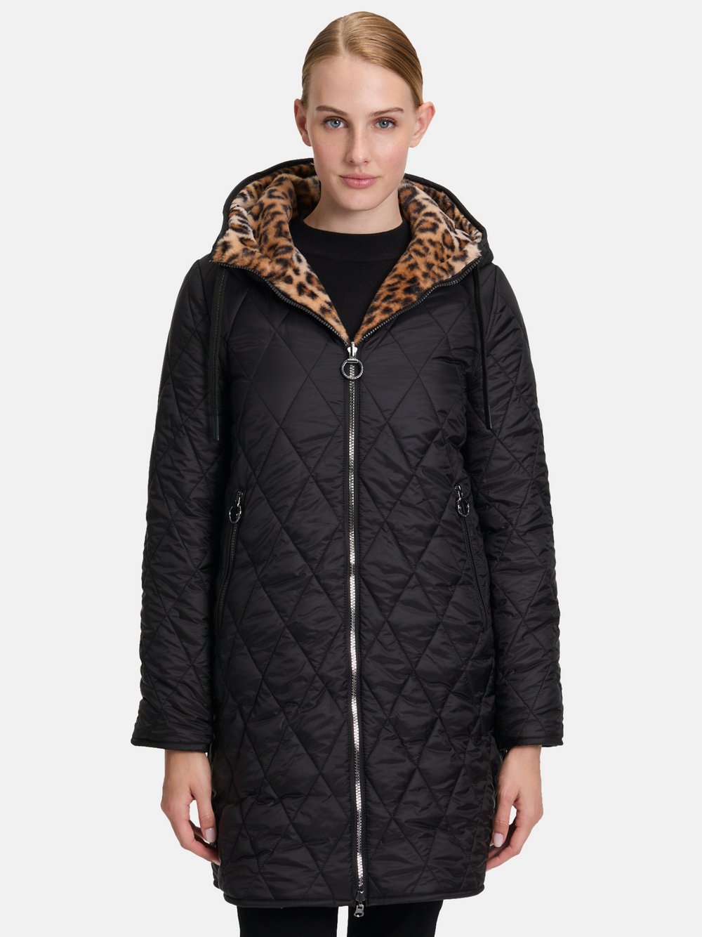 Betty Barclay Wendejacke Damen braun gemustert, 44