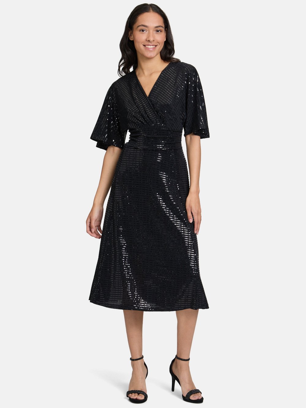 Vera Mont Cocktailkleid Damen Polyamid schwarz, 48