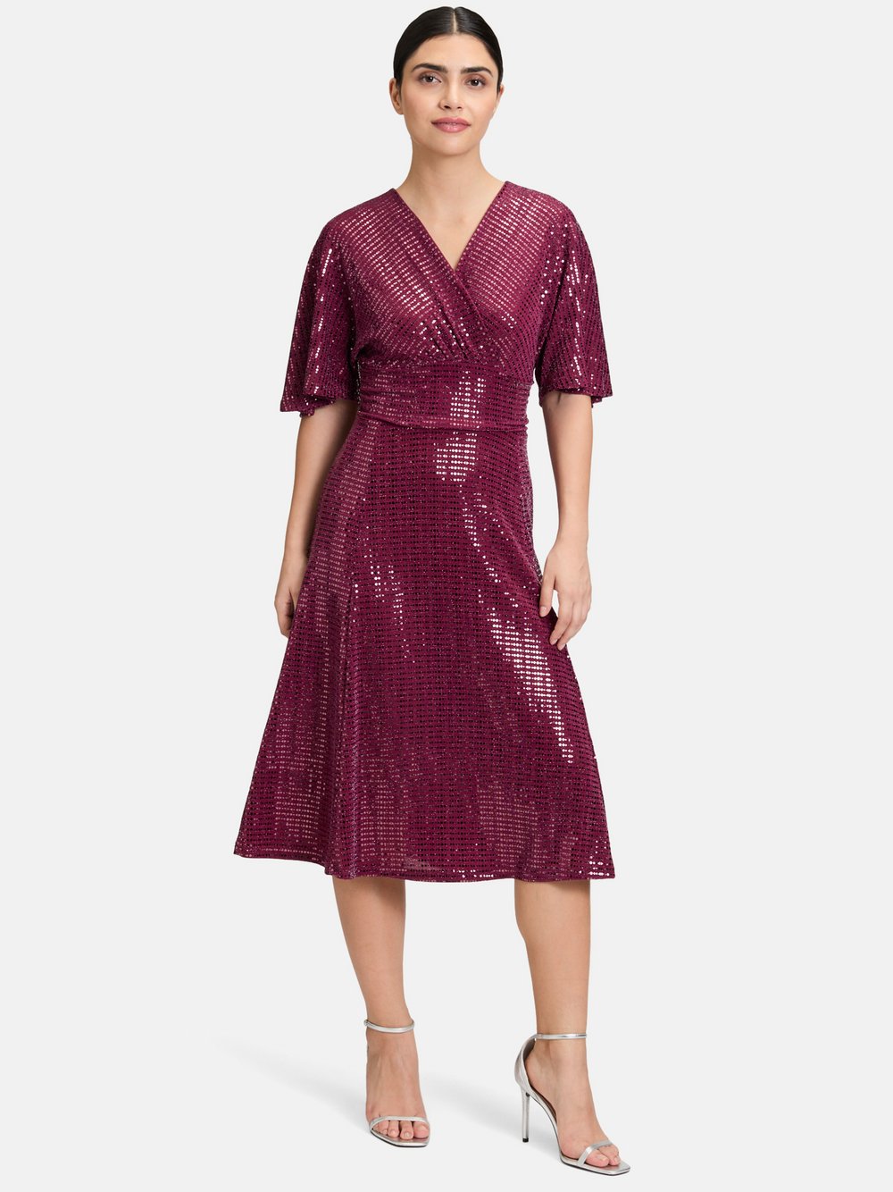 Vera Mont Cocktailkleid Damen Polyamid rot, 36