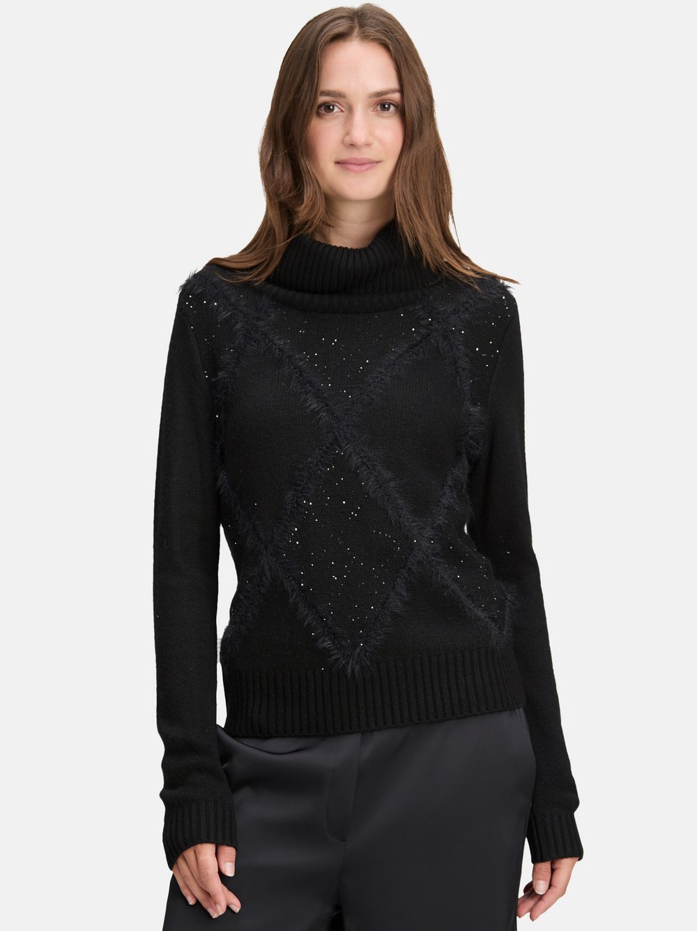 Betty & Co Strickpullover Damen Polyamid schwarz, 42