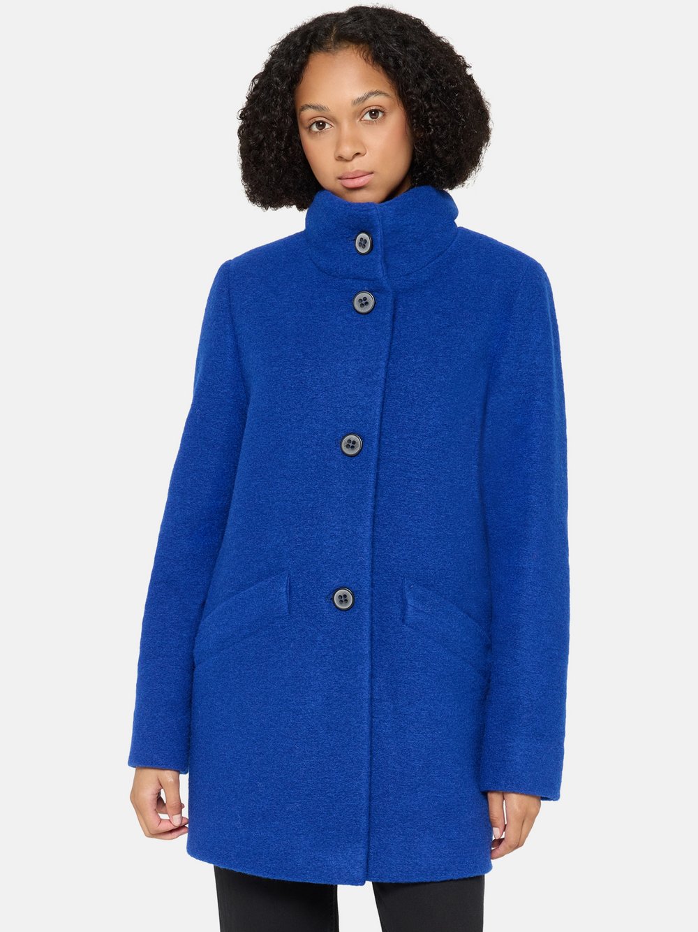 Thumbnail - Amber & June Kurzmantel Damen blau, 42