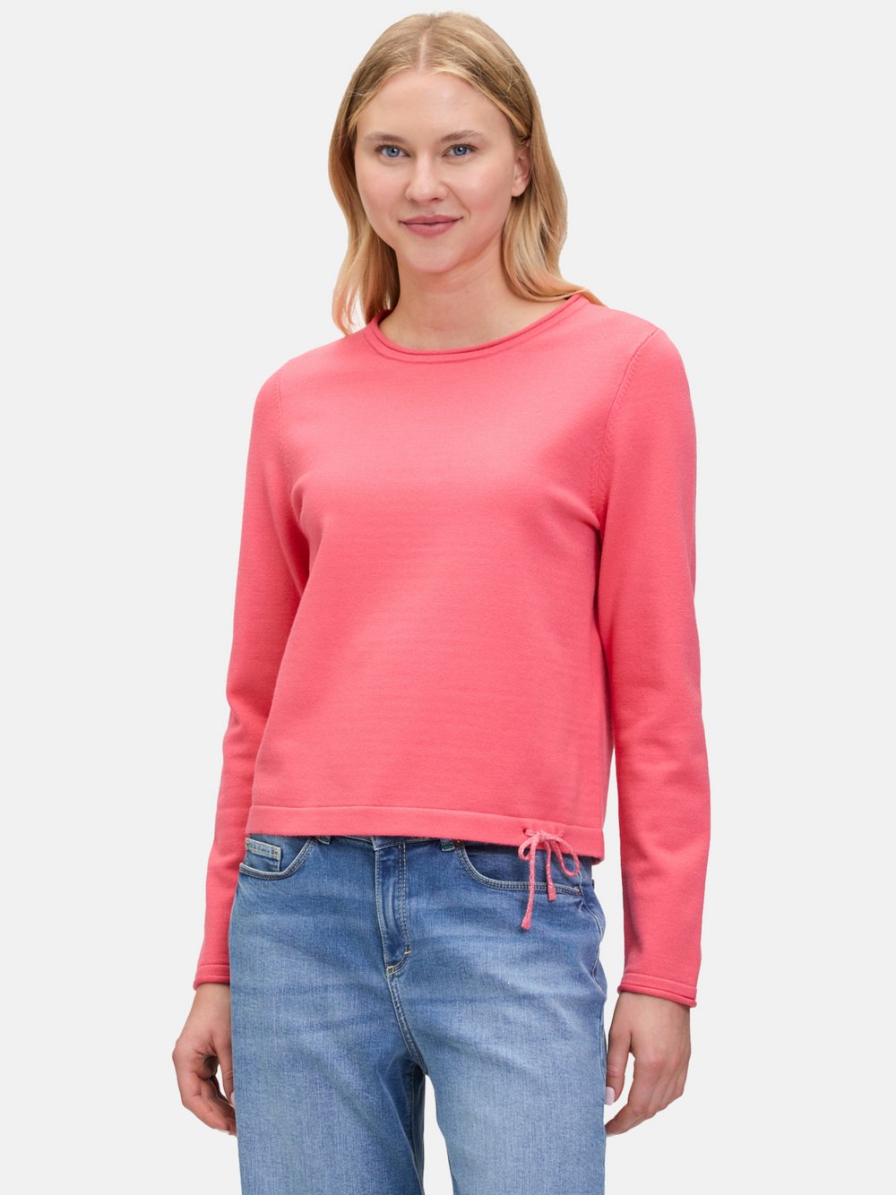 Cartoon Strickpullover Damen Viskose rosa, 40