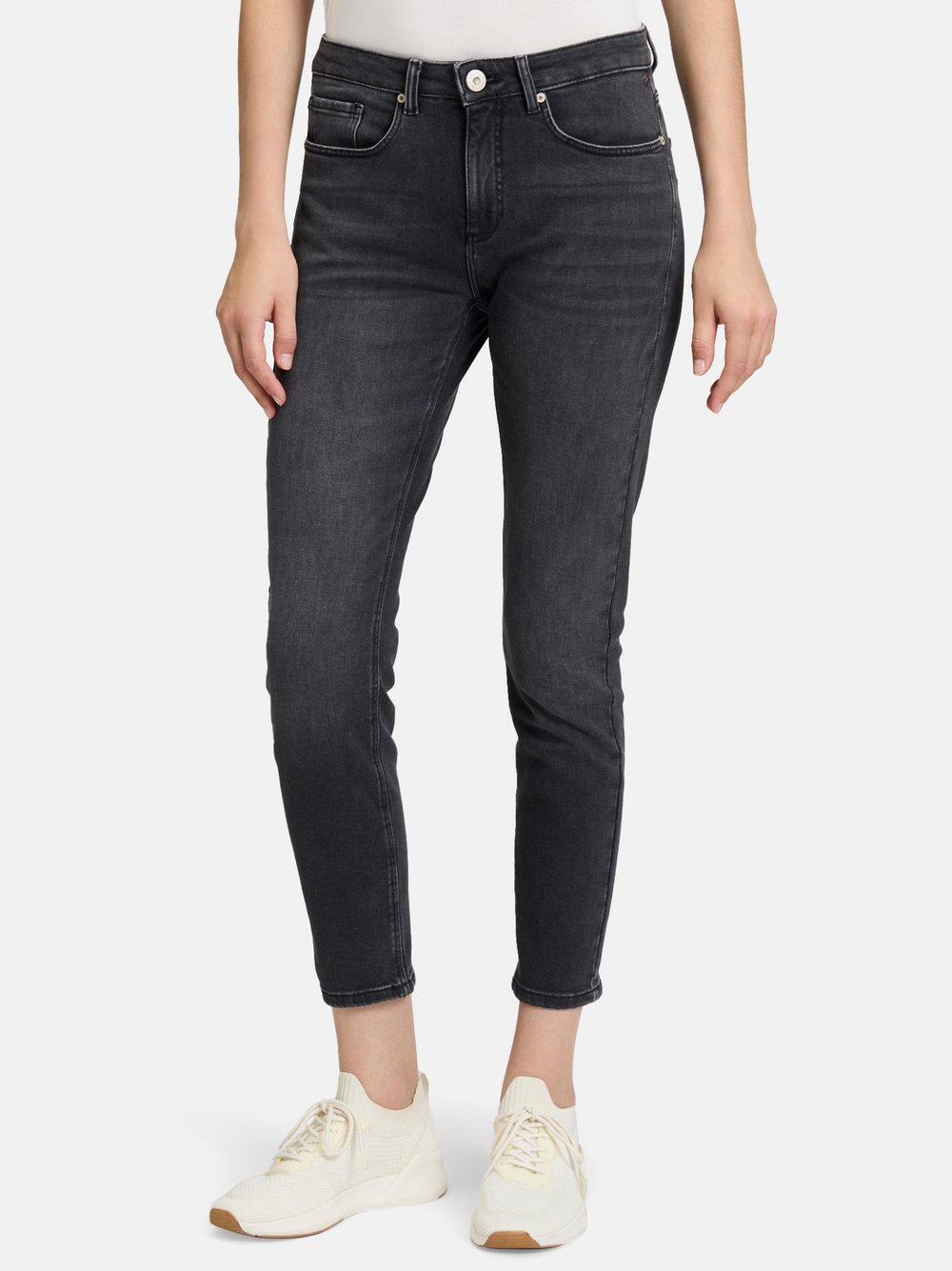 Betty & Co Basic-Jeans Damen Baumwolle schwarz, 36