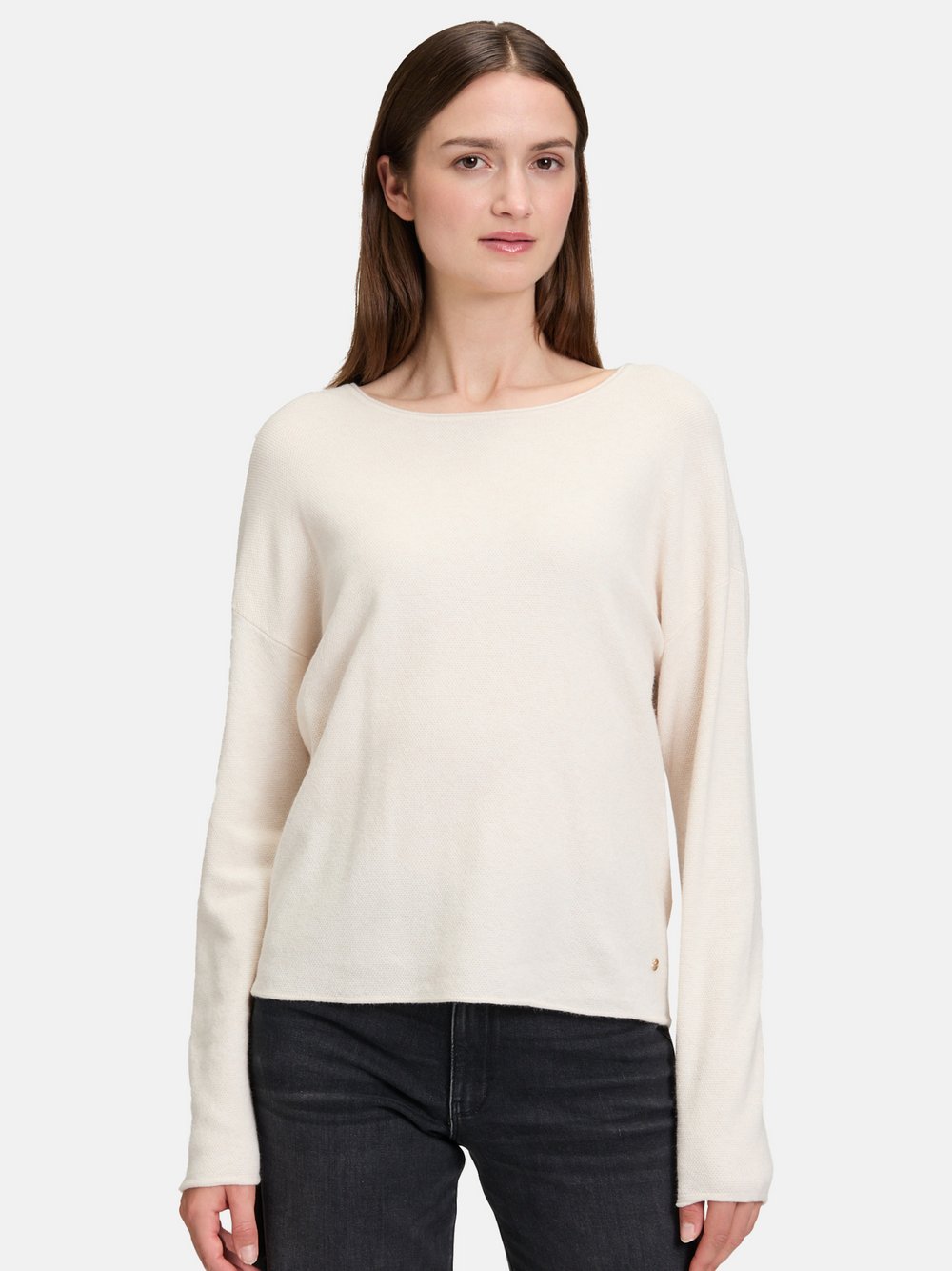 Betty & Co Strickpullover Damen Viskose weiß, 36