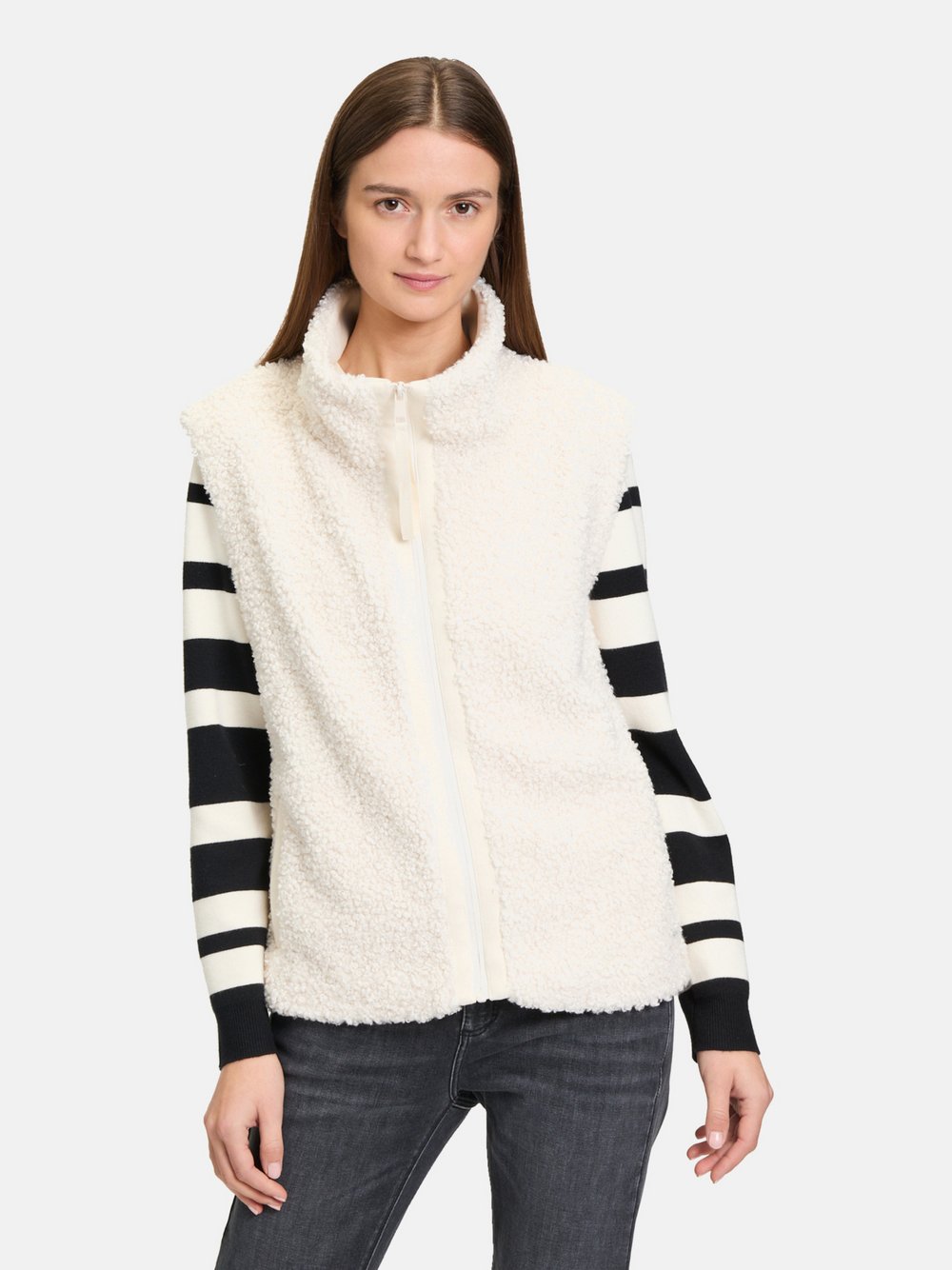 Betty & Co Kunstfell-Weste Damen beige, 34