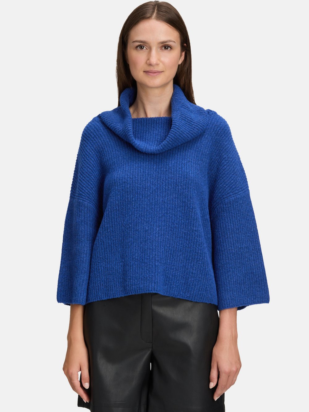 Betty & Co Strickpullover Damen Polyamid blau, L