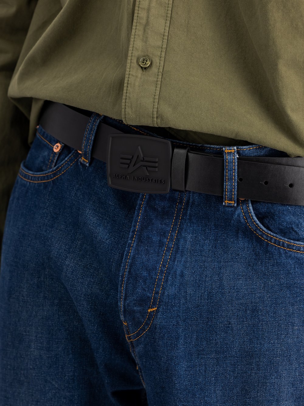 Alpha Industries Accessoires Gürtel Herren schwarz, ONE SIZE