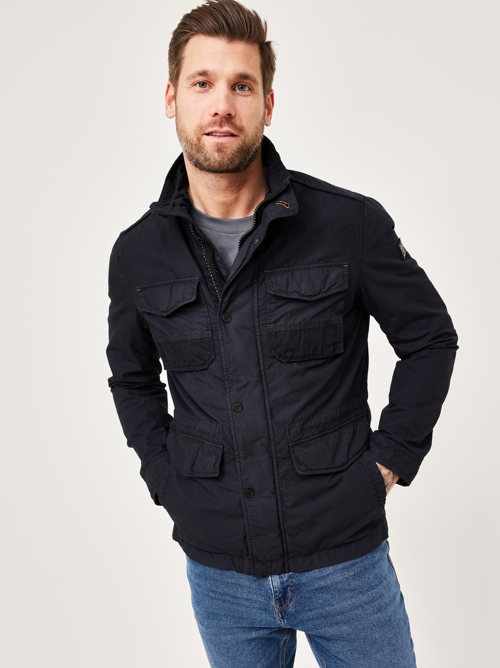 Thumbnail - Redpoint Jacke Herren Baumwolle mehrfarbig, 54