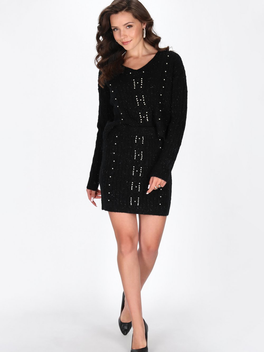 Thumbnail - Faina Pullover Damen schwarz, M/L