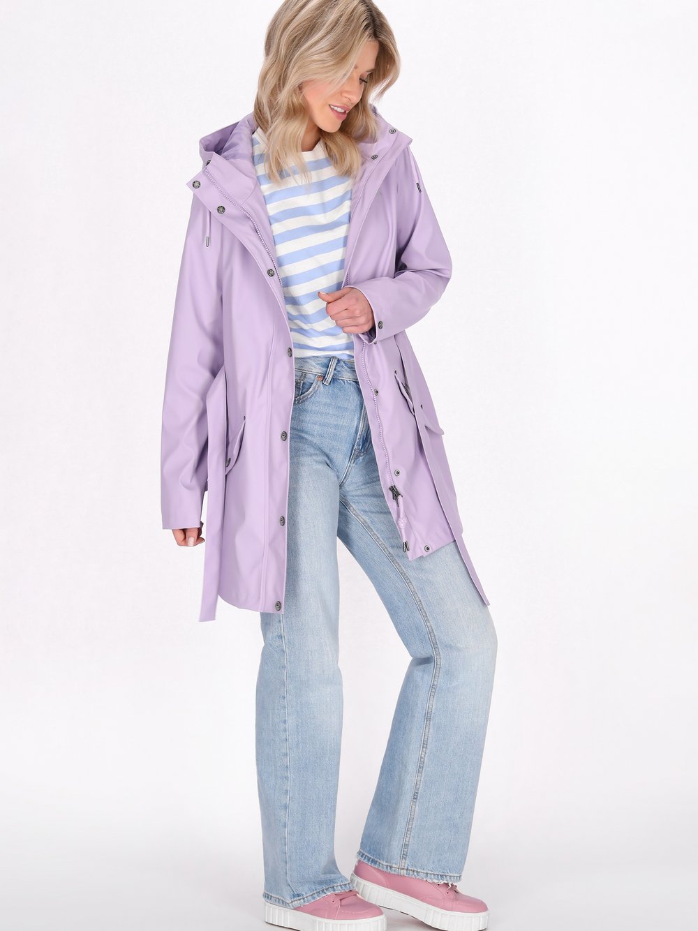 Schmuddelwedda Mantel Damen lila, XXL